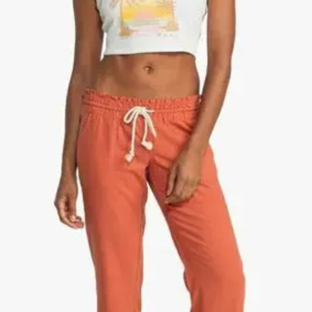 Roxy Women's Wide Leg Pants in Orange